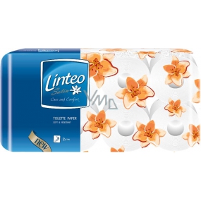 Linteo Satin toilet paper 2 ply white 10 pieces