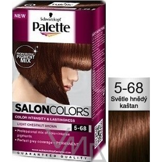 Schwarzkopf Palette Salon Colors Hair Color 5-68 Light brown chestnut