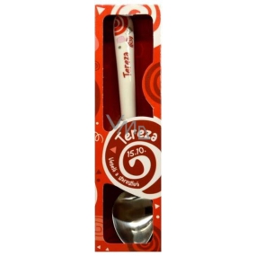 Nekupto Twister Spoon named Tereza red 16 cm