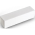 Nail file 4-sided block white 9.5 x 2.5 x 2.5 cm