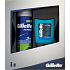 Gillette Series Sensitive shaving gel 200 ml + Gillette After Shave after shave gel for sensitive skin 75 ml, cosmetic set for men