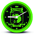 Epee Merch Harry Potter Slytherin table clock 13 x 13 x 4 cm