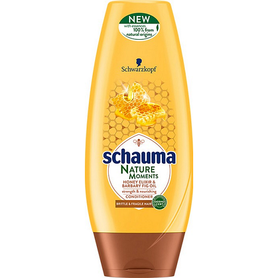 Schauma Nature Moments Honey elixir and prickly pear oil for regeneration and strength hair balm 200 ml