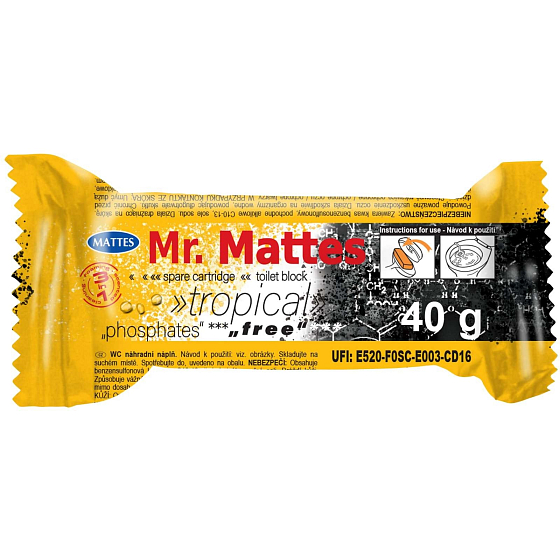 Mr. Mattes 3in1 Tropical Toilet Hanger Refill 40 g