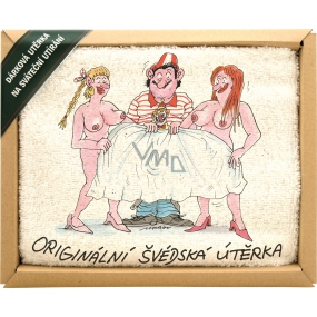 Bohemia Gifts Gift towel for holiday wiping Swedish towel