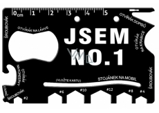 Albi Wallet Multi Tool I am No.1 8.5 cm × 5.3 cm × 0.2 cm