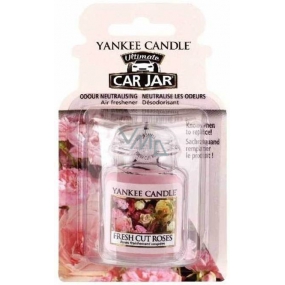 Yankee Candle Fresh Cut Roses - Freshly cut roses gel scented car tag 30 g