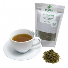 Dr. CBD Relaxujtééé Hemp tea has an antibacterial, anti-inflammatory, immunity support, sprinkled herbal 40 g