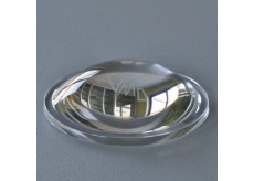 Aspherical magnifying glass magnifies 4x