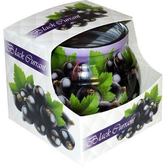 Admit Black Currant - Black currant decorative aromatic candle in glass 80 g