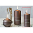 Lima Sparkling candle light brown cylinder 60 x 120 mm 1 piece