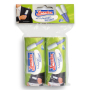 Spontex Textile Replacement Roll 10 m x 2 pieces adhesive cleaning roller removes dust, threads, lint, and hair