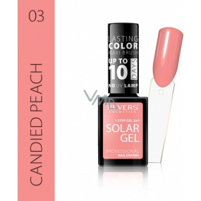 Revers Solar Gel gel nail polish 03 Candied Peach 12 ml