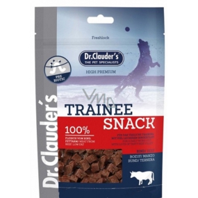 Dr. Clauders Trainee Dried beef cubes supplementary food 100% meat for dogs 80 g