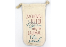 Nekupto NZ bottle bag UU 001 Keep calm ..