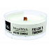 WoodWick Fig Leaf & Tuberose - Figs and tuberose scented candle with wooden wick petite 31 g