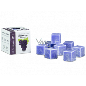 Cossack Black grape natural fragrant wax for aroma lamps and interiors 8 cubes 30 g