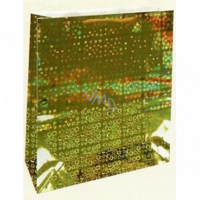 Nekupto Gift paper bag hologram standard 23 x 18 x 10 cm Gold THM
