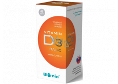 Biomin Vitamin D3 Basic helps better absorption and utilization of calcium 400 IU 60 capsules