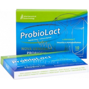 Favea ProbioLact Probiotics with vitamin C food supplement 10 capsules