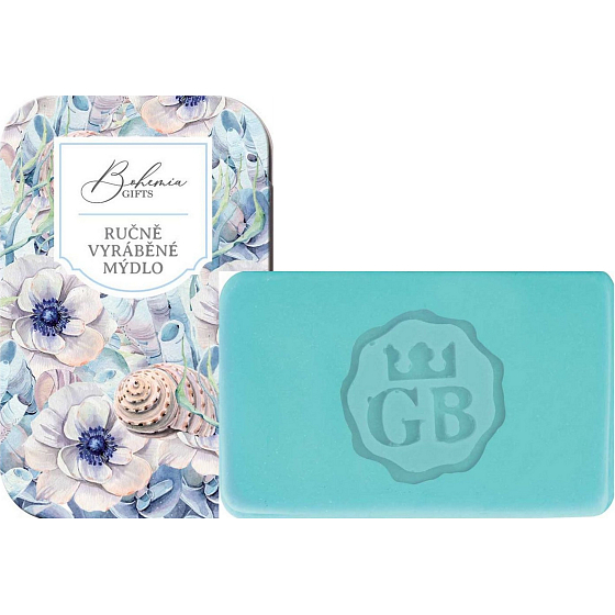 Bohemia Gifts Dead Sea handmade toilet soap with glycerin in a tin box 80 g