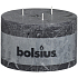 Bolsius Rustic Anthracite design candle 3 wicks 140 x 90 mm