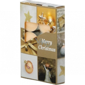 Adpal Merry Christmas - Merry Christmas scented tea candles 6 pieces