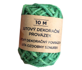Albi Jute decorative string Green 10 m