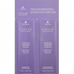 Alterna Caviar Anti-Aging Multiplying Volume Caviar Shampoo and Conditioner for permanent volume 2 x 7 ml, duopack