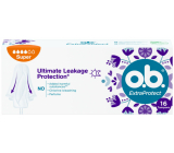 o.b. ExtraProtect Ultimate Leakage Protection Super Tampons 16 pieces