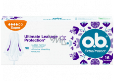 o.b. ExtraProtect Ultimate Leakage Protection Super Tampons 16 pieces