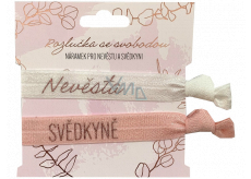 Albi Rozlučka se svobodou Elastické náramky Pro nevěstu a svědkyni 2 kusy