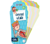 Albi Kvído Clever fans picture cards with 100 questions and answers My body recommended age 6+