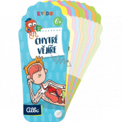 Albi Kvído Clever fans picture cards with 100 questions and answers My body recommended age 6+