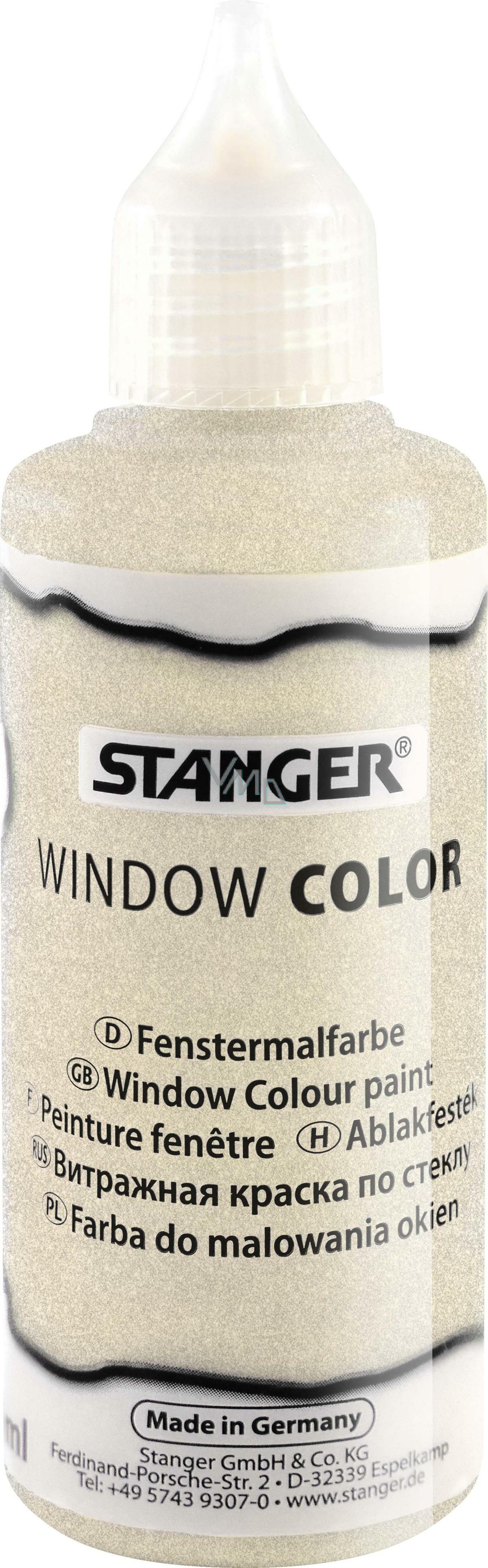 Stanger Glass Paint Transparent with gold glitter 80 ml VMD parfumerie drogerie