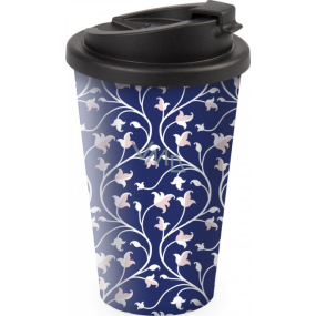 Albi Luxury thermo mug Blue pattern 350 ml
