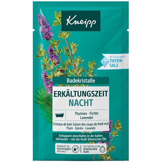 Kneipp Erkaltungszeit Nacht - Cold night bath salt 60 g