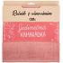 Albi Gift towel - Unique friend pink 50 x 90 cm