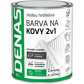 DENAS METAL 2in1 anti-corrosion quick-drying paint, 0199 black, 700 g