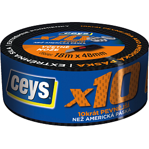 Ceys Professional Tape x10, 18 m × 48 mm