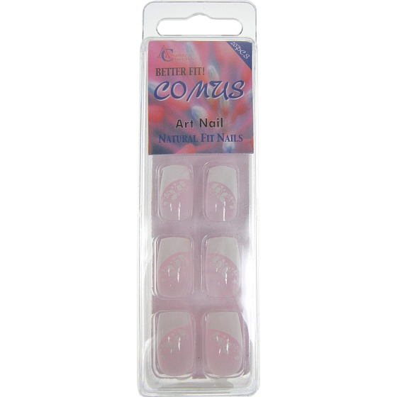 Absolute Cosmetics Comus Art Nail artificial nails French manicure FMN19 20 pieces