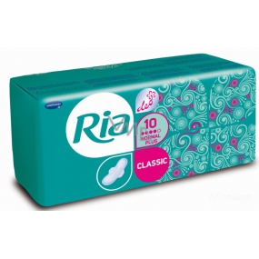 Ria Classic Normal Plus Deo sanitary napkins with wings and fresh fragrance 10 pieces
