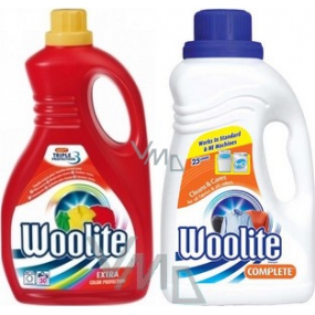 Woolite Extra Color 2 l + Complete liquid detergent 2 l, duopack