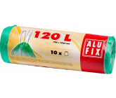 Alufix Garbage bags green, 20 µ, 120 liters, 70 x 100 cm, 10 pieces