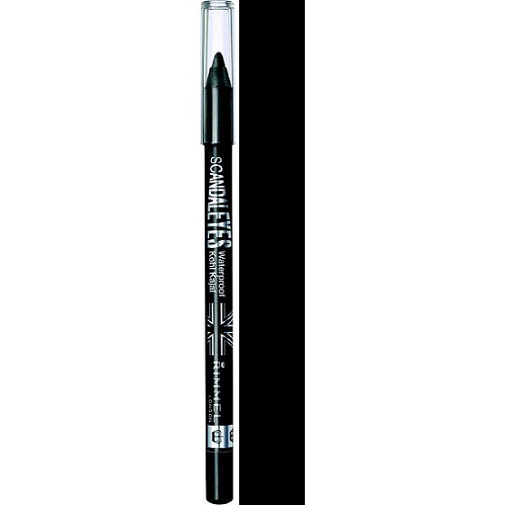 Rimmel London Scandaleyes waterproof eye pencil 001 Black 1.2 g