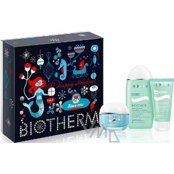 Biotherm Aquasource moisturizing cream 50 ml + cleansing gel 50 ml + skin tonic 125 ml, cosmetic set