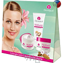 Dermacol Natural Nourishing almond day cream 50 ml + night cream 50 ml + hand cream 100 ml, cosmetic set
