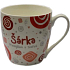 Nekupto Twister mug named Sarka red 0.4 liter