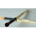 Be Chic! Professional White B 12 cosmetic eye brush round with natural pony hair 17 cm