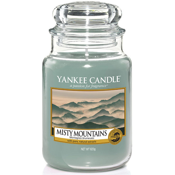 Yankee Candle Misty Mountains Classic fog glass 623 g